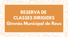 Accedeix a Nova reserva de classes dirigides